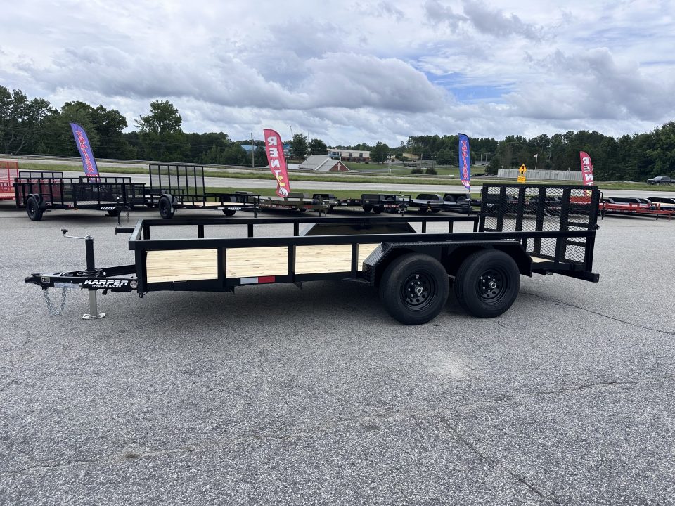 New 2026 10K GPS 7X16 TANDEM AXLE UTILITY TRAILER WITH DOVETAIL/HD JACK AND GATE