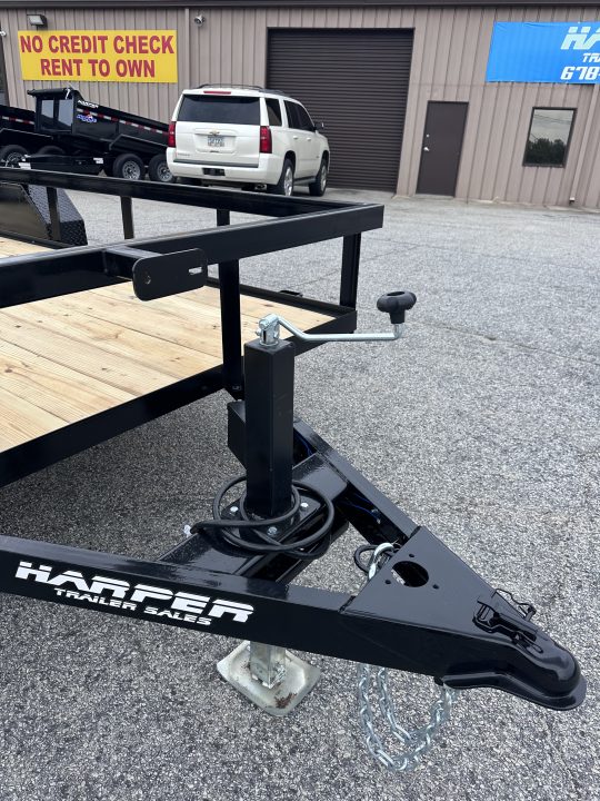 New 2026 10K GPS 7X16 TANDEM AXLE UTILITY TRAILER WITH DOVETAIL/HD JACK AND GATE