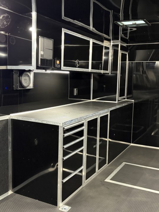 New 2027 Haulmark EDGE 34 Race Trailer With Turbo II Package, Polycor, Insulated, Black Trim Package