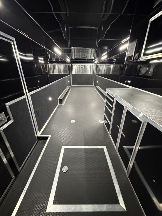 New 2027 Haulmark EDGE 34 Race Trailer With Turbo II Package, Polycor, Insulated, Black Trim Package