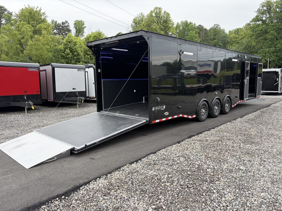 New 2027 Haulmark EDGE 34 Race Trailer With Turbo II Package, Polycor, Insulated, Black Trim Package