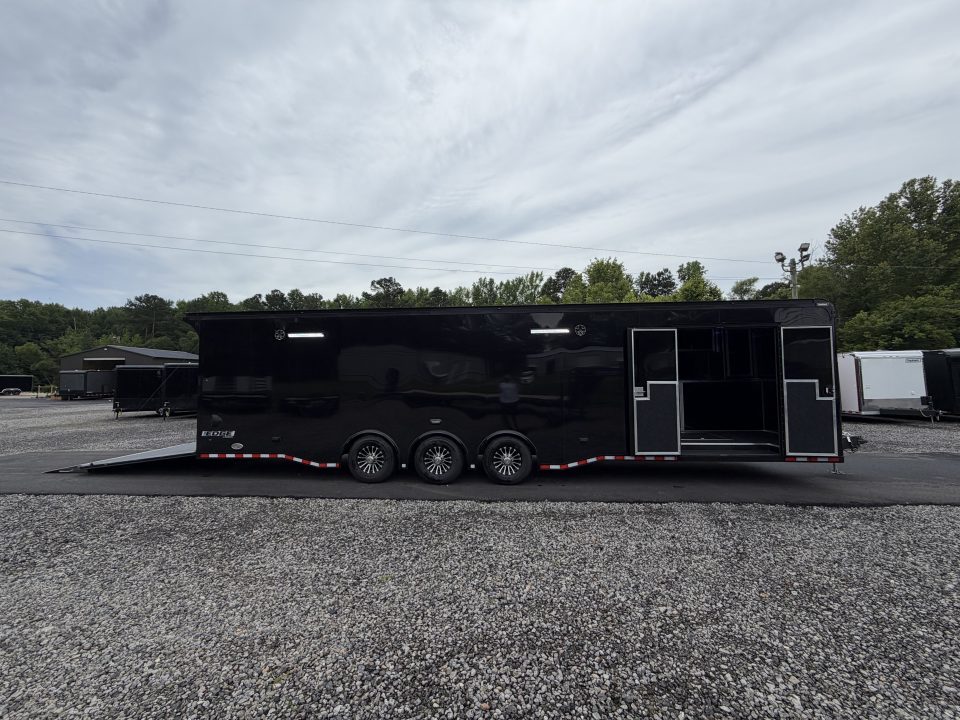 New 2027 Haulmark EDGE 34 Race Trailer With Turbo II Package, Polycor, Insulated, Black Trim Package
