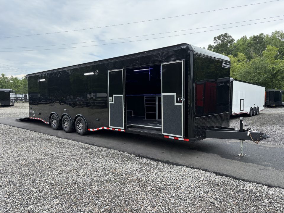 New 2027 Haulmark EDGE 34 Race Trailer With Turbo II Package, Polycor, Insulated, Black Trim Package