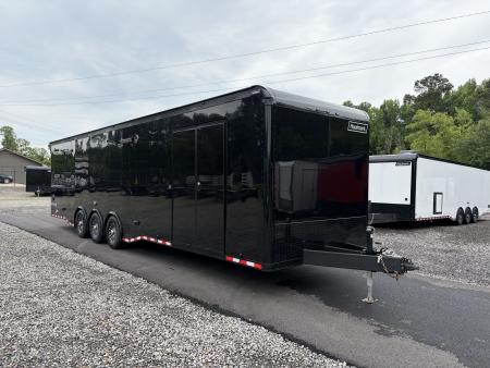 New 2026 Haulmark EDGE 34 Race Trailer With Turbo II Package, Polycor, Insulated, Black Trim Package