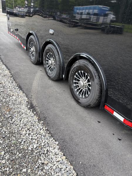 New 2027 Haulmark EDGE 34 Race Trailer With Turbo II Package, Polycor, Insulated, Black Trim Package
