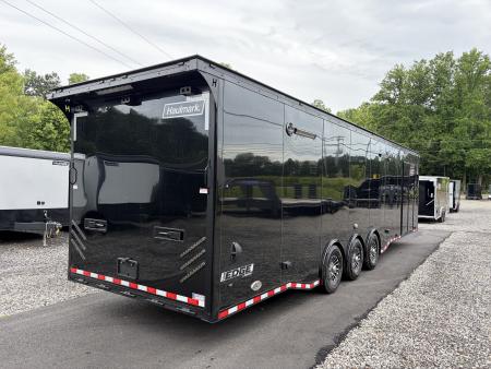 New 2027 Haulmark EDGE 34 Race Trailer With Turbo II Package, Polycor, Insulated, Black Trim Package