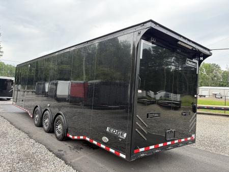 New 2027 Haulmark EDGE 34 Race Trailer With Turbo II Package, Polycor, Insulated, Black Trim Package