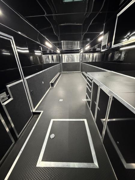 New 2027 Haulmark EDGE 34 Race Trailer With Turbo II Package, Polycor, Insulated, Black Trim Package