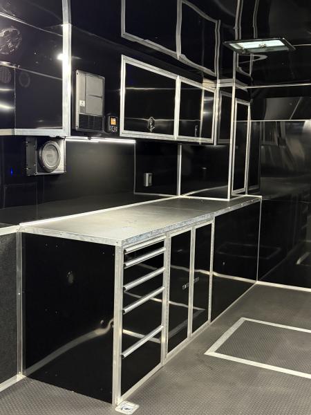 New 2027 Haulmark EDGE 34 Race Trailer With Turbo II Package, Polycor, Insulated, Black Trim Package