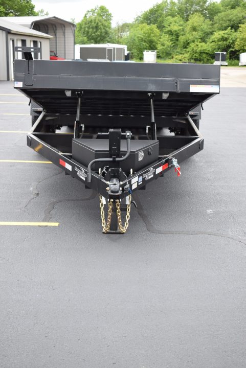 New 2025 BND Trailers 7x24 14K Hydraulic Power Tilt Equipment Trailer