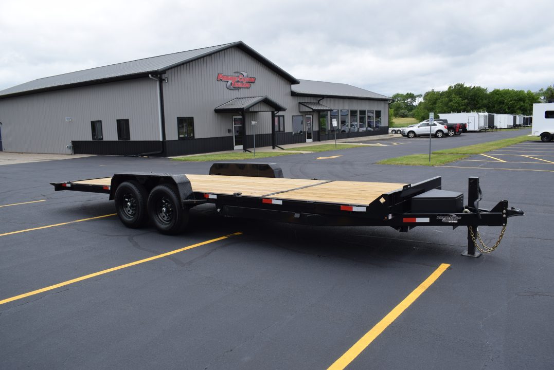 New 2025 BND Trailers 7x24 14K Hydraulic Power Tilt Equipment Trailer