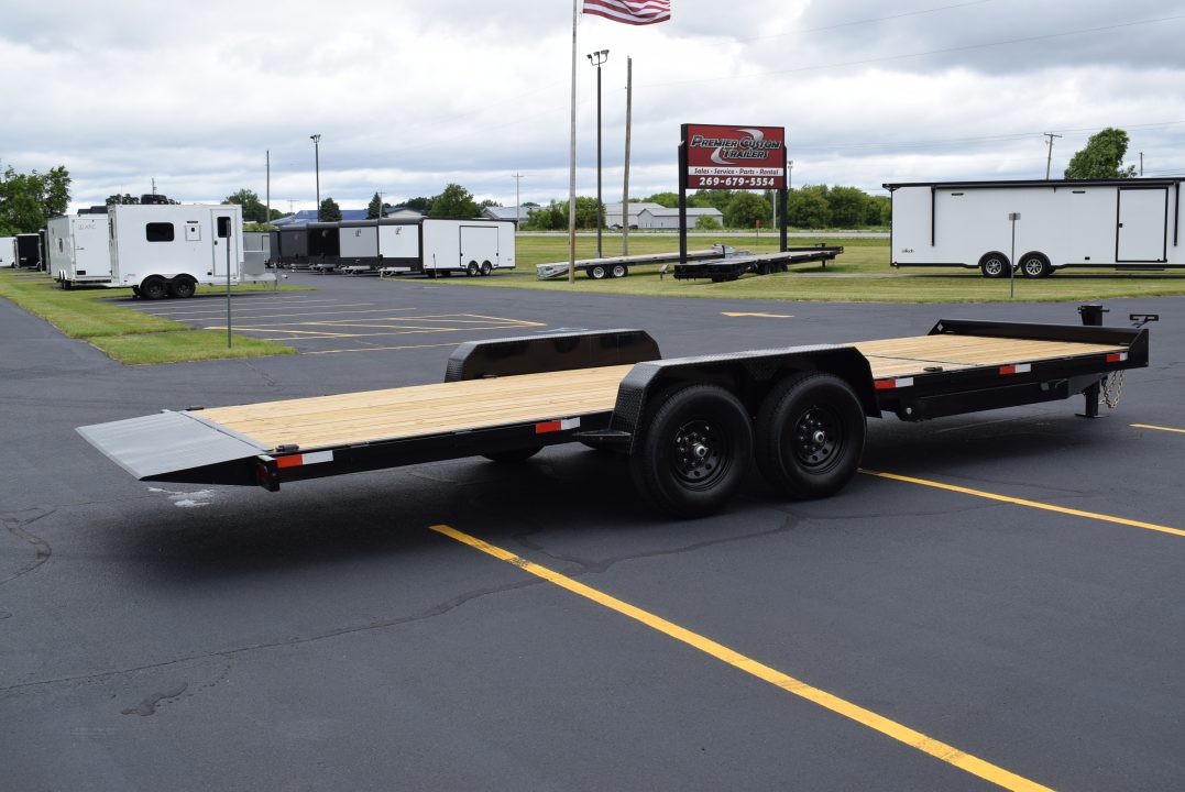 New 2025 BND Trailers 7x24 14K Hydraulic Power Tilt Equipment Trailer