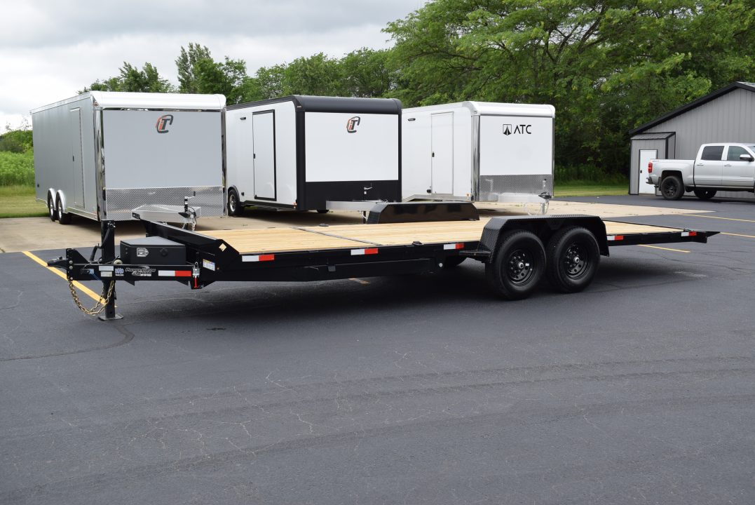 New 2025 BND Trailers 7x24 14K Hydraulic Power Tilt Equipment Trailer