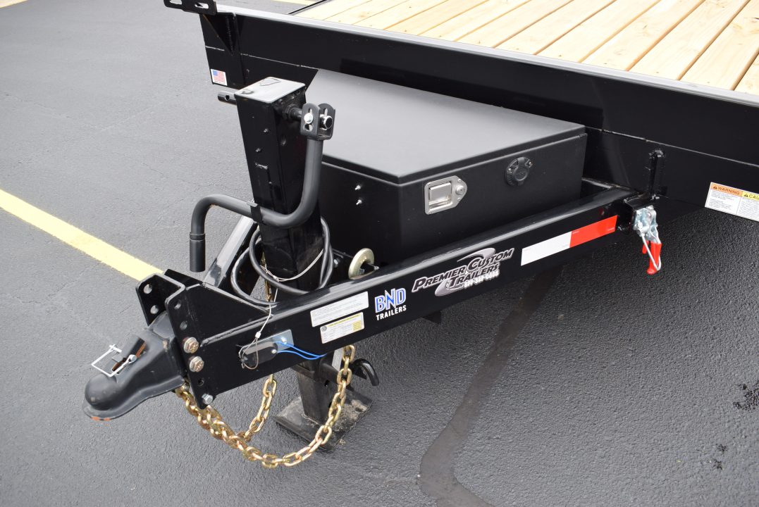 New 2025 BND Trailers 7x24 14K Hydraulic Power Tilt Equipment Trailer
