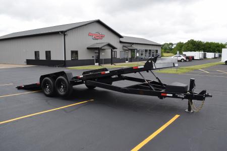 New 2025 BND Trailers 7x24 14K Hydraulic Power Tilt Equipment Trailer