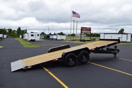 New 2025 BND Trailers 7x24 14K Hydraulic Power Tilt Equipment Trailer