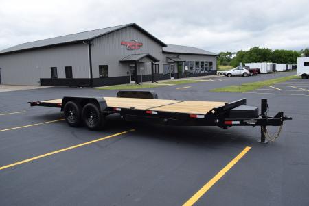 New 2025 BND Trailers 7x24 14K Hydraulic Power Tilt Equipment Trailer