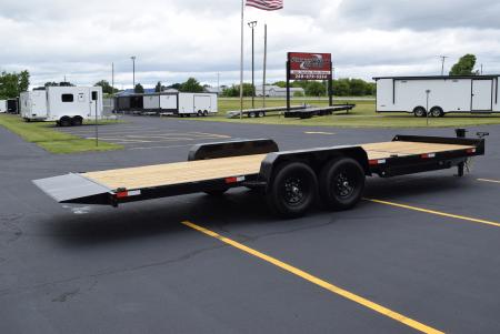 New 2025 BND Trailers 7x24 14K Hydraulic Power Tilt Equipment Trailer