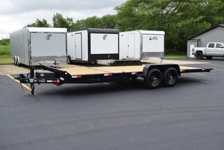 New 2025 BND Trailers 7x24 14K Hydraulic Power Tilt Equipment Trailer