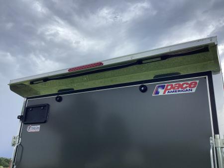 New 2026 Pace American 7x16 Outback Flat Top V-Nose, 7K Cargo / Enclosed Trailer