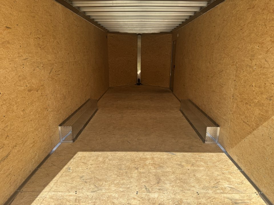 New 2027 E-Z Hauler EZEC8.5X24CH-XLT-P Car Hauler 7 FOOT 1 INCH INTERIOR HEIGHT 080 POLYCORE FREE ALUMINUM WHEEL UPGRADE