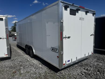 New 2027 E-Z Hauler EZEC8.5X24CH-XLT-P Car Hauler 7 FOOT 1 INCH INTERIOR HEIGHT 080 POLYCORE FREE ALUMINUM WHEEL UPGRADE