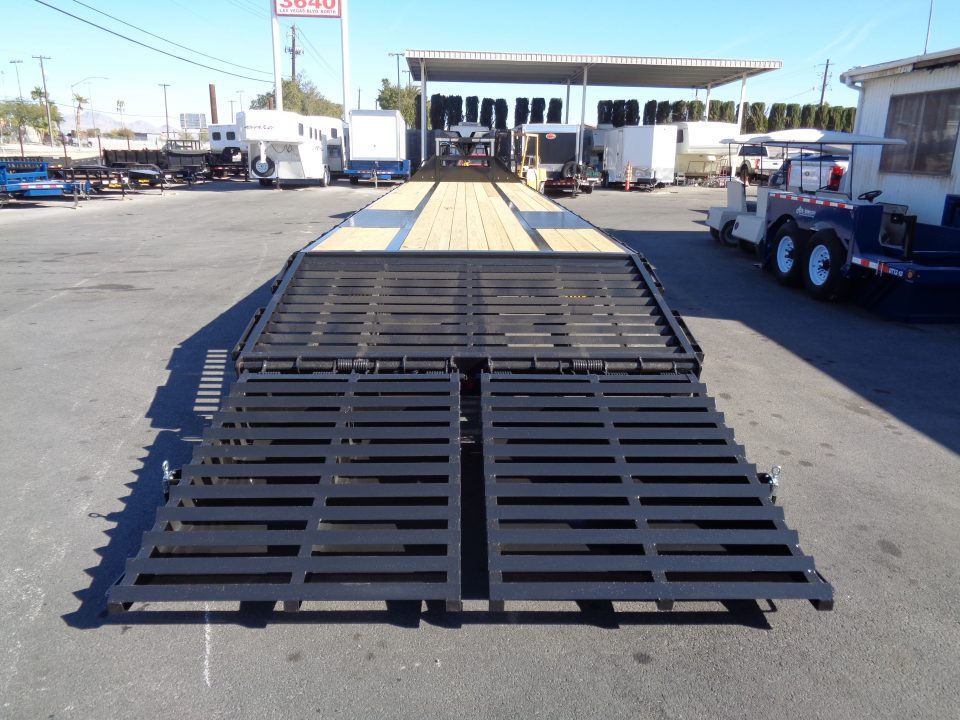 New 2027 Big Tex Trailer * 22GN-40D5A * 40ft Tandem Dual Wheel Gooseneck Trailer W/ Mega Ramps