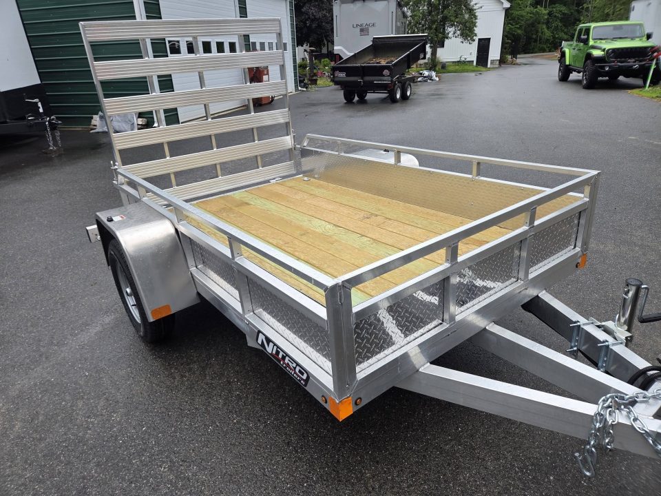 New 2026 Nitro 5x8 eut series aluminum utility trailer with enclosed sides Utility Trailer