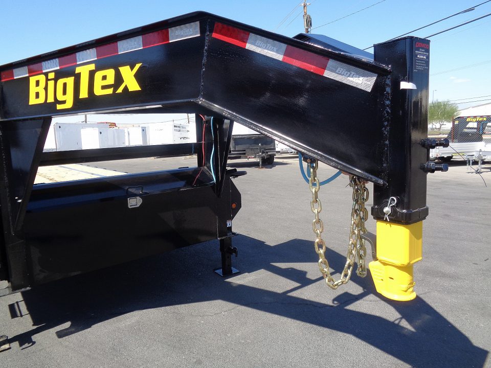 New 2027 Big Tex Trailer * 14GN-40D5A * 40ft Single Wheel Tandem Axle Gooseneck Trailer W/ Mega Ramps