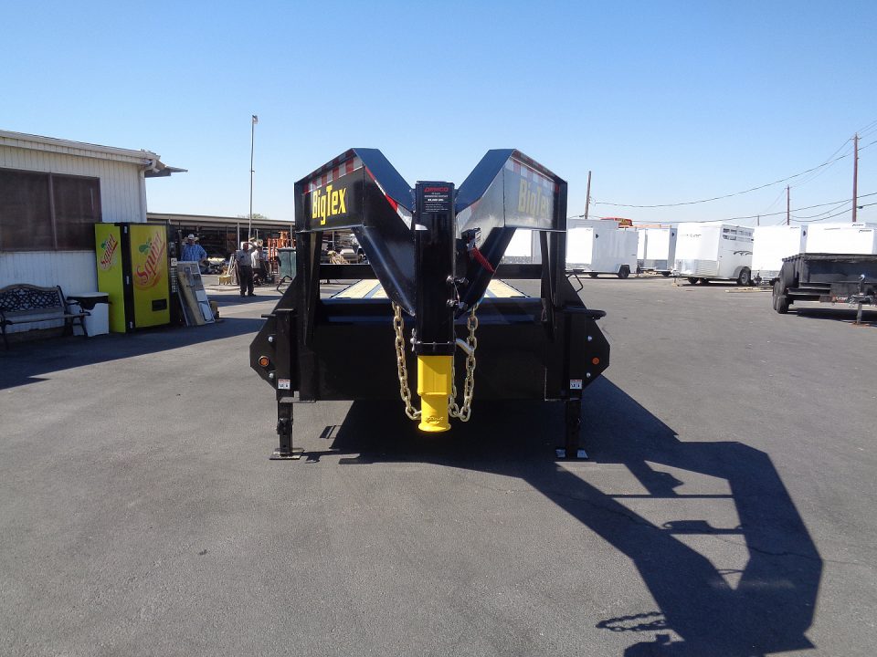 New 2027 Big Tex Trailer * 14GN-40D5A * 40ft Single Wheel Tandem Axle Gooseneck Trailer W/ Mega Ramps