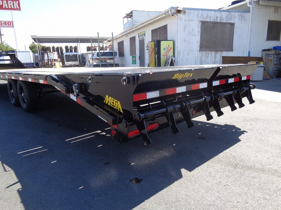 New 2027 Big Tex Trailer * 14GN-40D5A * 40ft Single Wheel Tandem Axle Gooseneck Trailer W/ Mega Ramps
