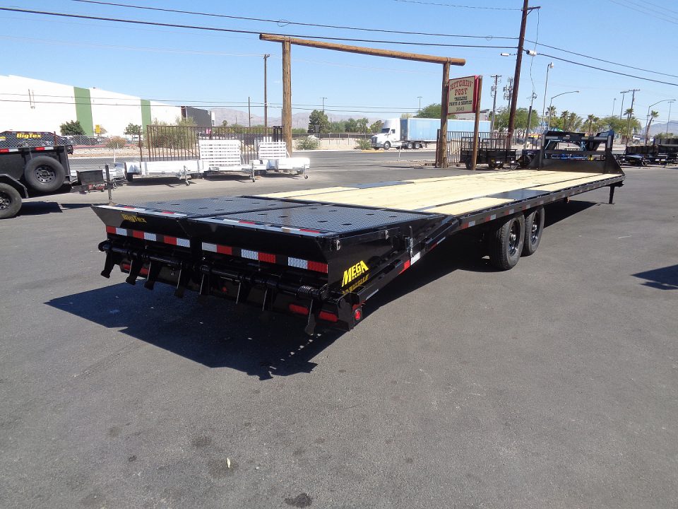 New 2027 Big Tex Trailer * 14GN-40D5A * 40ft Single Wheel Tandem Axle Gooseneck Trailer W/ Mega Ramps