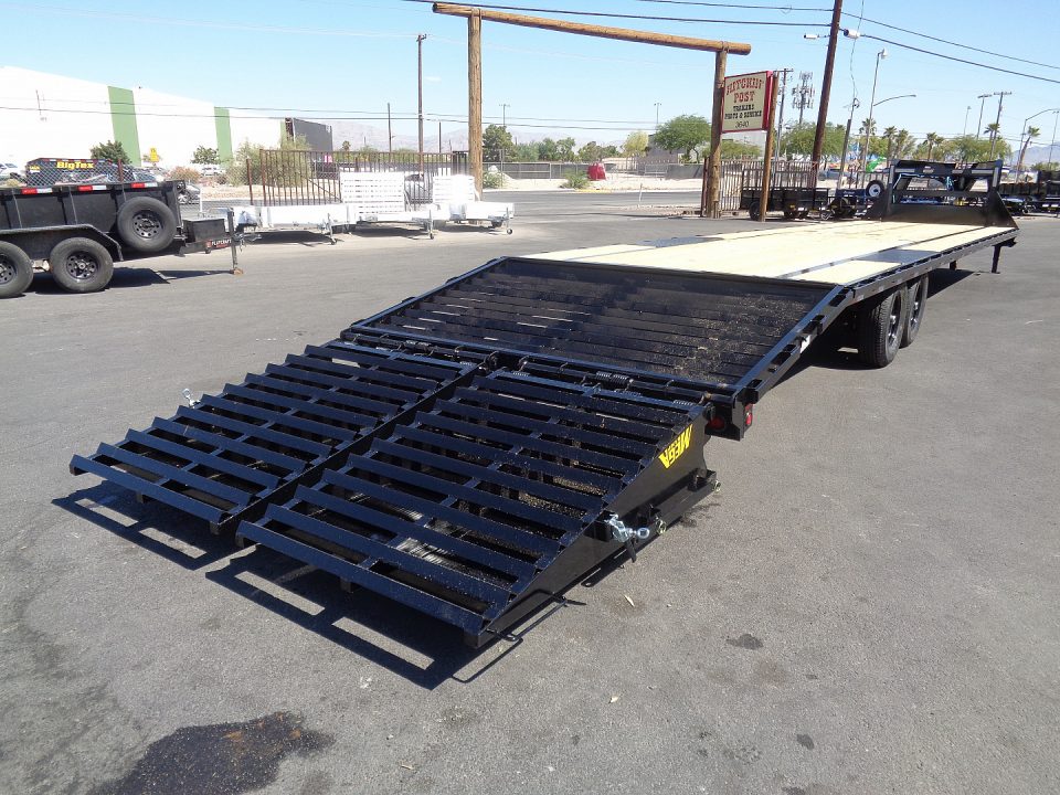 New 2027 Big Tex Trailer * 14GN-40D5A * 40ft Single Wheel Tandem Axle Gooseneck Trailer W/ Mega Ramps