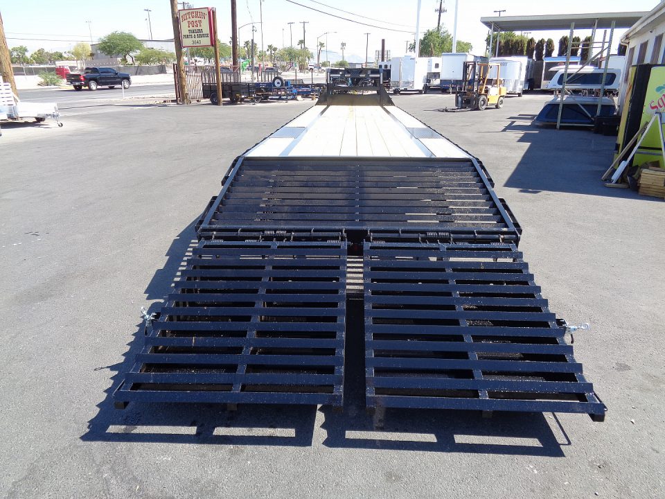 New 2027 Big Tex Trailer * 14GN-40D5A * 40ft Single Wheel Tandem Axle Gooseneck Trailer W/ Mega Ramps