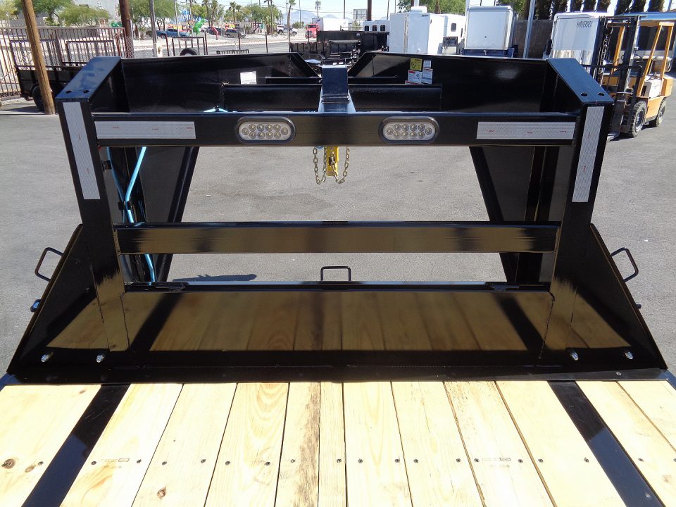 New 2027 Big Tex Trailer * 14GN-40D5A * 40ft Single Wheel Tandem Axle Gooseneck Trailer W/ Mega Ramps