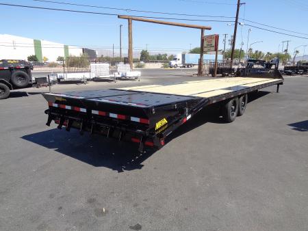 New 2027 Big Tex Trailer * 14GN-40D5A * 40ft Single Wheel Tandem Axle Gooseneck Trailer W/ Mega Ramps