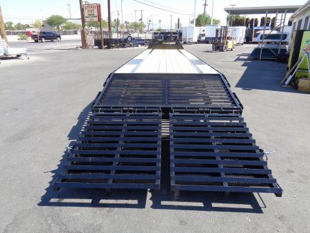New 2027 Big Tex Trailer * 14GN-40D5A * 40ft Single Wheel Tandem Axle Gooseneck Trailer W/ Mega Ramps