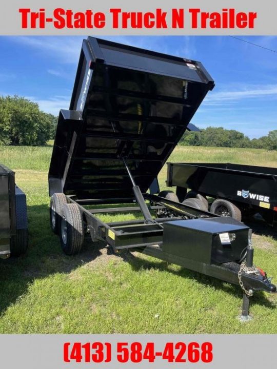 New 2024 Bwise  Bri-Mar DTR 6x10 Low Profile 10k GVW Dump Trailer