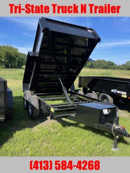 New 2024 Bwise  Bri-Mar DTR 6x10 Low Profile 10k GVW Dump Trailer