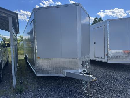 New 2027 E-Z Hauler EZEC8.5X24CH-XLT-P Car Hauler 7 FOOT 1 INCH INTERIOR HEIGHT 080 POLYCORE FREE ALUMINUM WHEEL UPGRADE