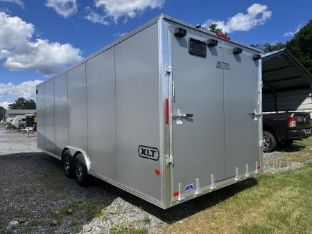 New 2027 E-Z Hauler EZEC8.5X24CH-XLT-P Car Hauler 7 FOOT 1 INCH INTERIOR HEIGHT 080 POLYCORE FREE ALUMINUM WHEEL UPGRADE