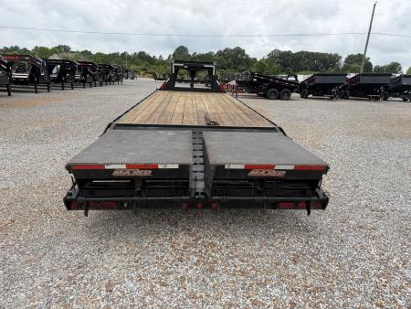 Used 2017 MAXX-D 102"X25' 14K GVWR Gooseneck Flatbed Trailer