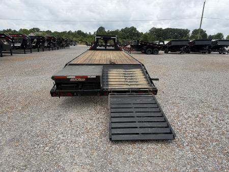 Used 2017 MAXX-D 102"X25' 14K GVWR Gooseneck Flatbed Trailer