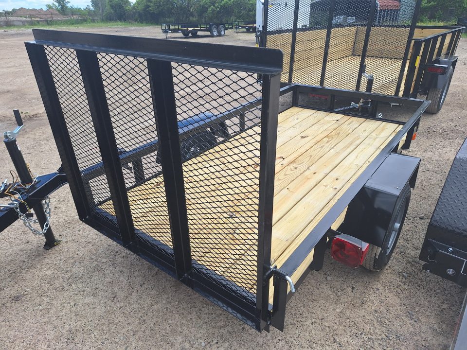 New 2026 AMO 4x8 Light Duty Lowside Landscape Trailer