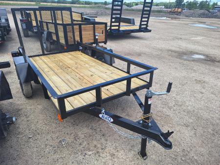 New 2026 AMO 4x8 Light Duty Lowside Landscape Trailer