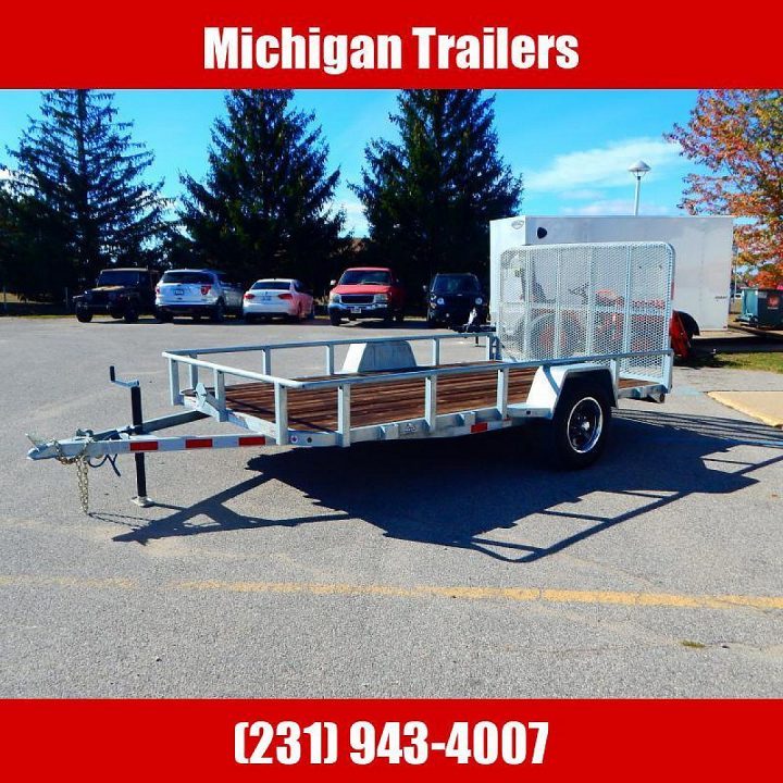 New 2023 Silver Mountain Trailers 7 x 12 Low Side Aluminum Utility Trailer 3K Utility Trailer