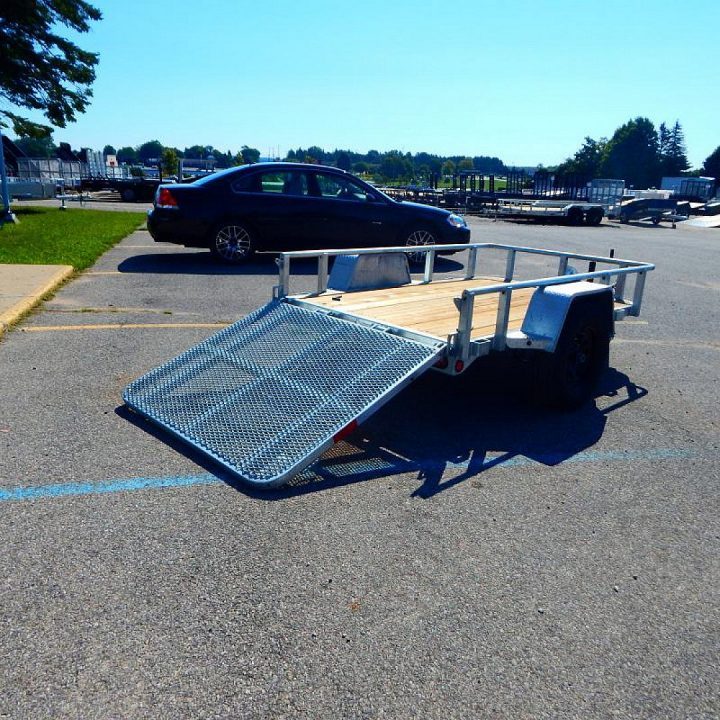 New 2023 Silver Mountain Trailers 5 x 8 Low Side Aluminum Utility Trailer 3K Utility Trailer