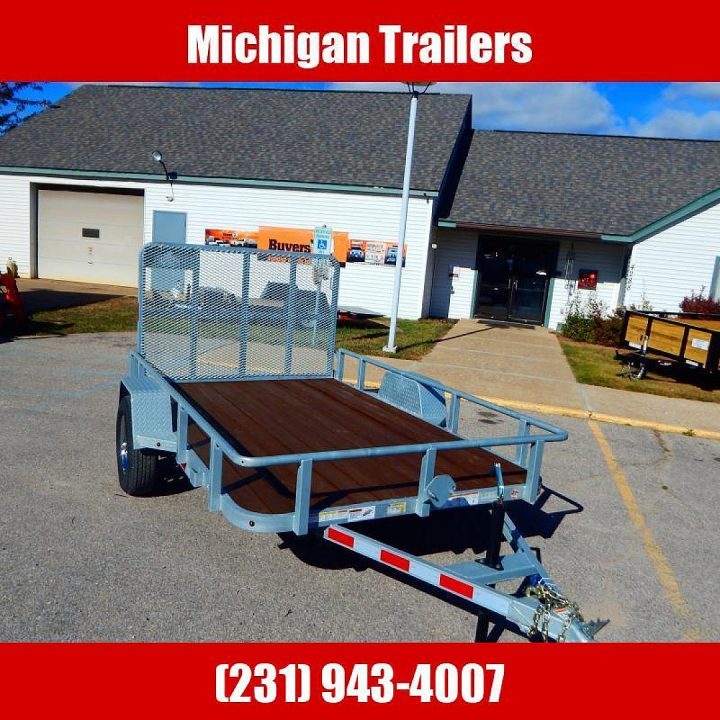 New 2023 Silver Mountain Trailers 6 x 10 Low Side Aluminum Utility Trailer 3K Utility Trailer