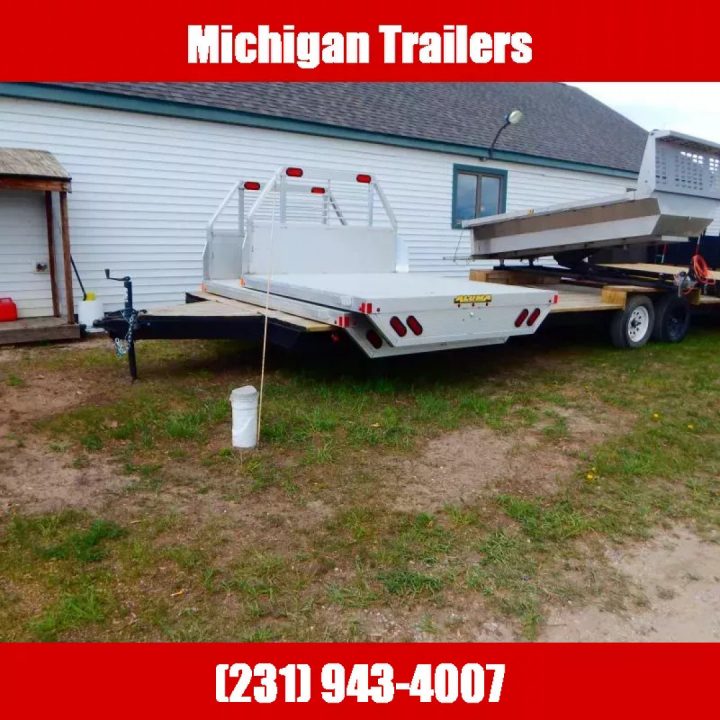 Used 1986 Homemade 20' FLATBED TRAILER Truck Bed
