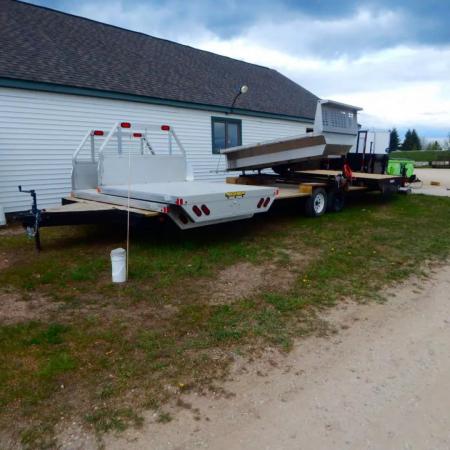 Used 1986 Homemade 20' FLATBED TRAILER Truck Bed